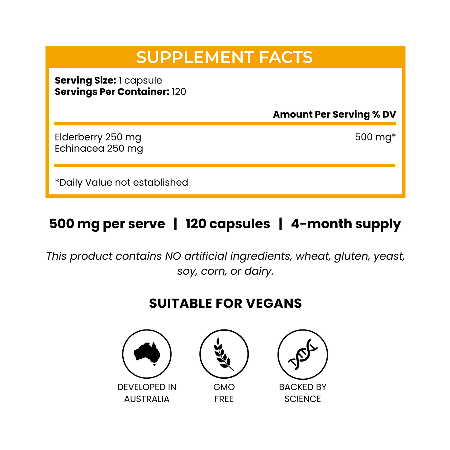 Elderberry and Echinacea