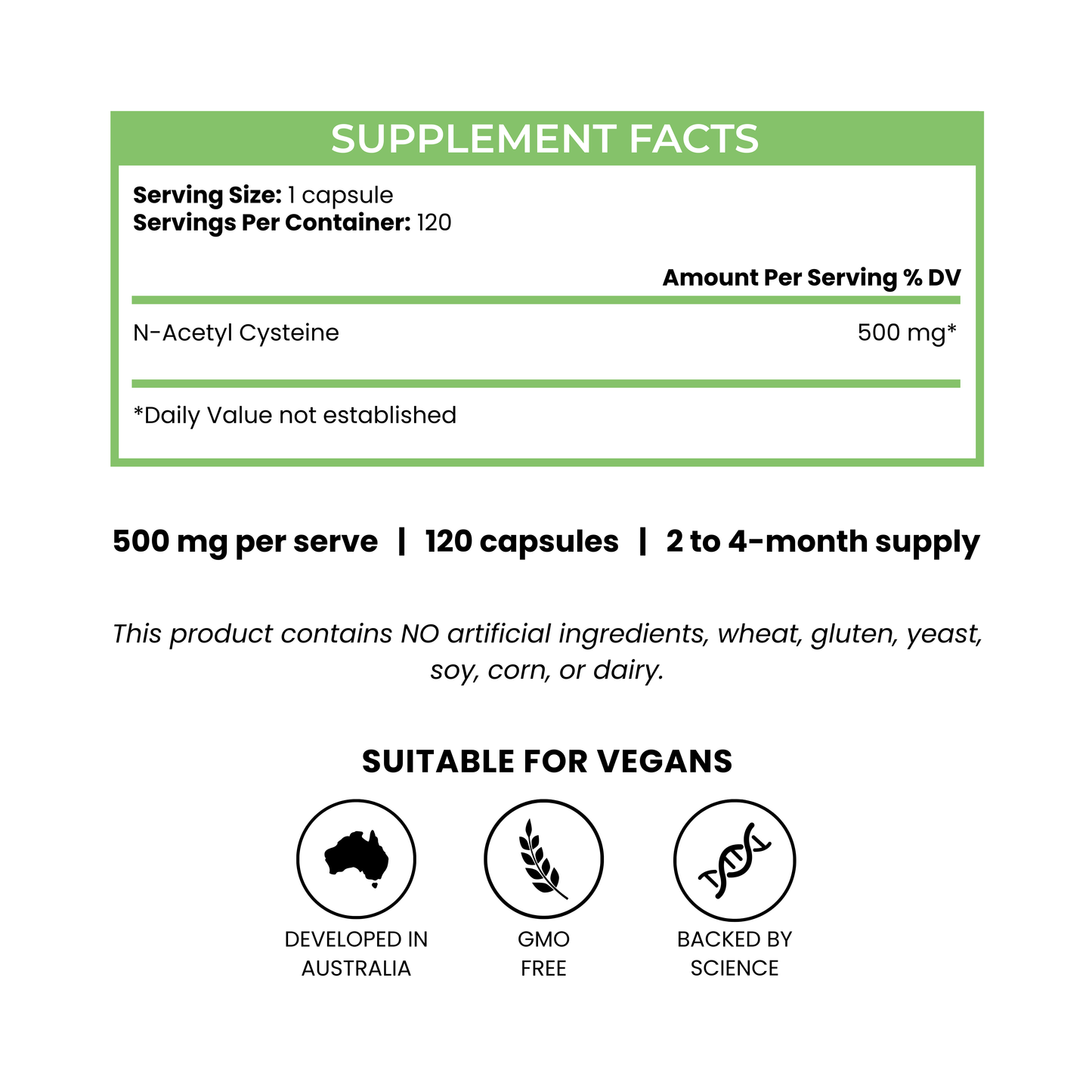 NAC N-Acetyl Cysteine