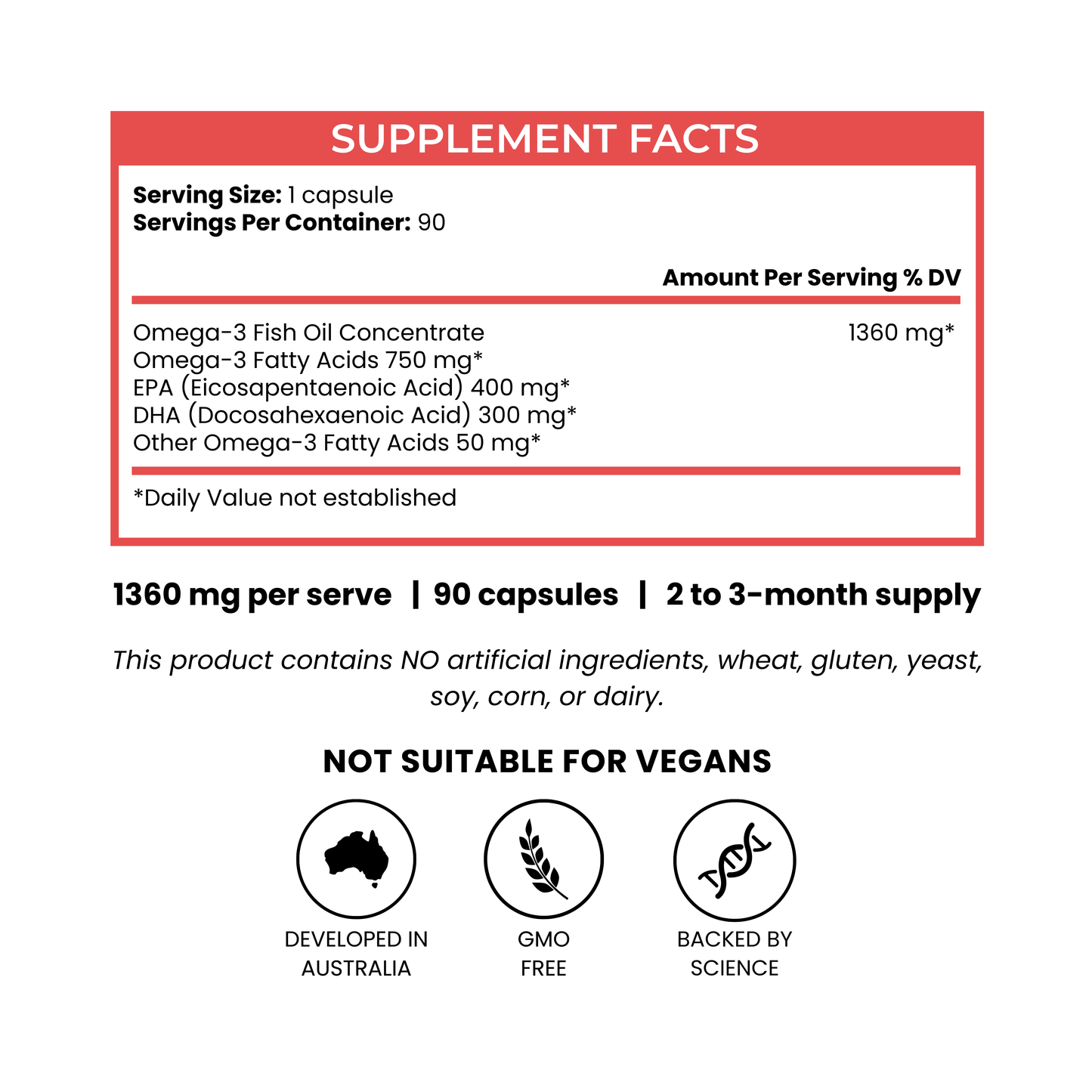 Omega 3 Fish Oil Concentrate