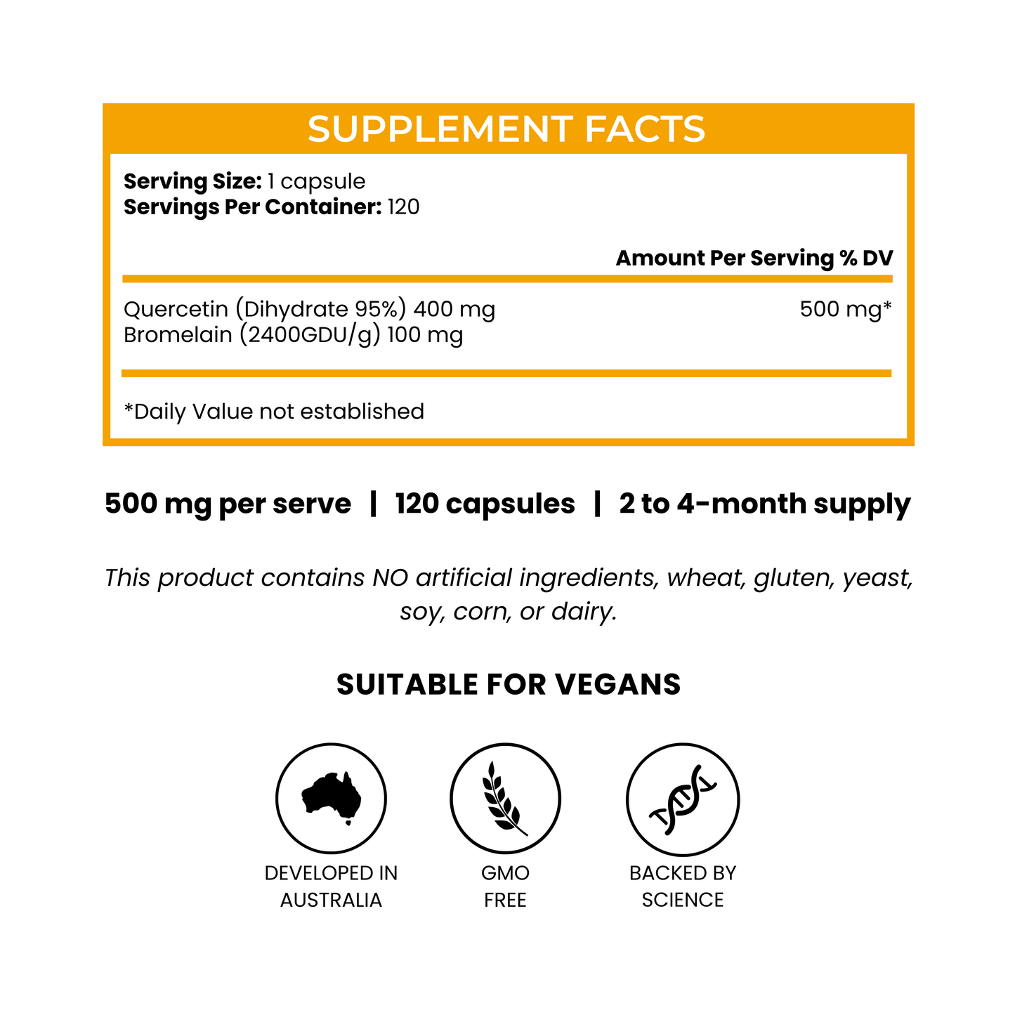 Quercetin & Bromelain